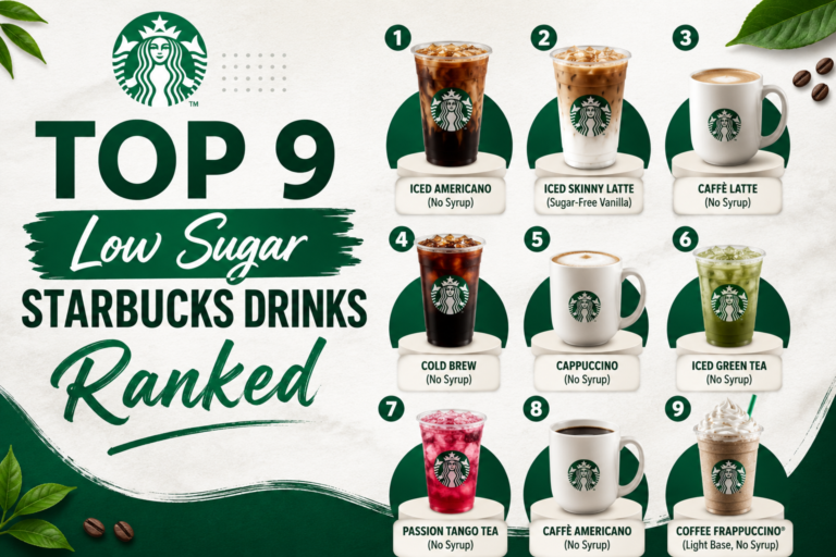 Top 9 Low Sugar Starbucks Drinks Ranked 2 Top 9 Low Sugar Starbucks Drinks Ranked