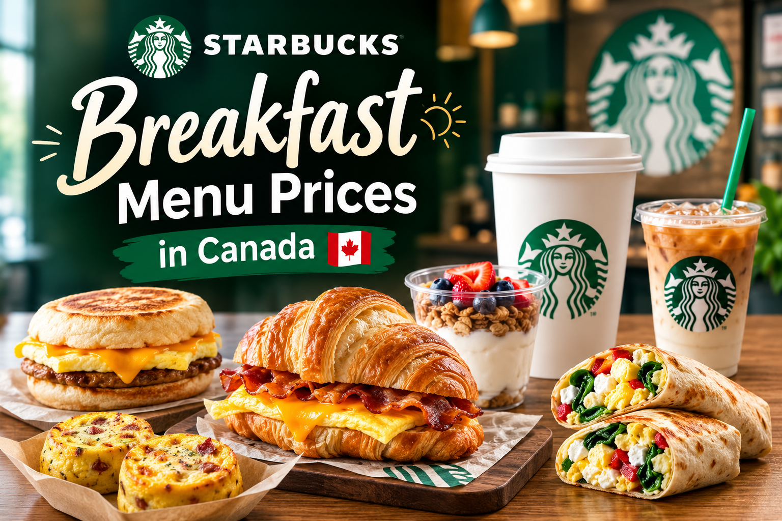 Starbucks Breakfast Menu 1 Breakfast