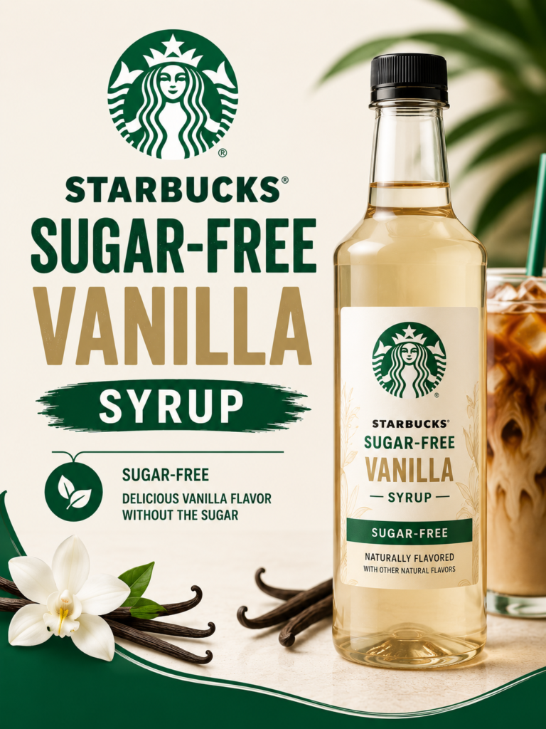 Starbucks Sugar‑Free Vanilla Syrup 5 Starbucks Sugar‑Free Vanilla Syrup